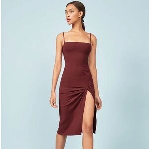 long sleeve dresses cotton GAIA Cinched Maxi Cotton Dress - 100% COTTON main image 0